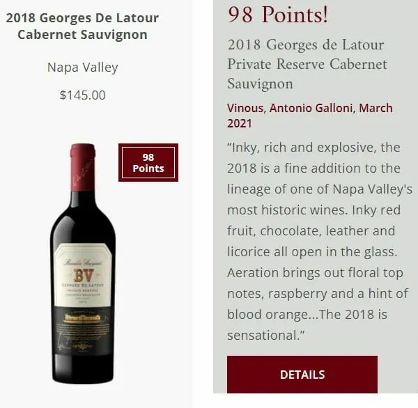 bv george de latour reserve cabernet sauvignon-wine gifts-mealfinds